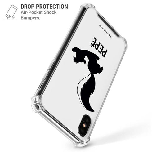 Looney Tunes Pepe Le Pew Identity iPhone X/XS Clear Case