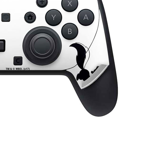 Looney Tunes Pepe Le Pew Identity Nintendo Switch 2 (2025) Pro Controller Skin