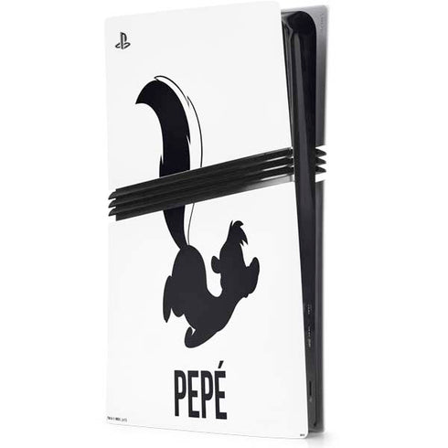 Looney Tunes Pepe Le Pew Identity PS5 Pro Console Skin