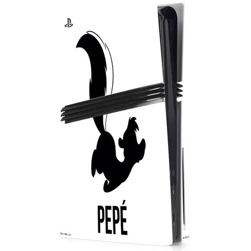 Looney Tunes Pepe Le Pew Identity PS5 Pro Disk Console Skin