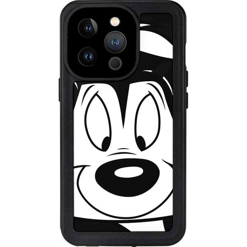 Looney Tunes Pepe Le Pew iPhone 15 Pro Waterproof Case
