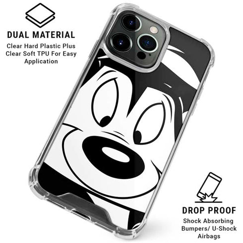 Looney Tunes Pepe Le Pew iPhone 16 Pro Clear Case