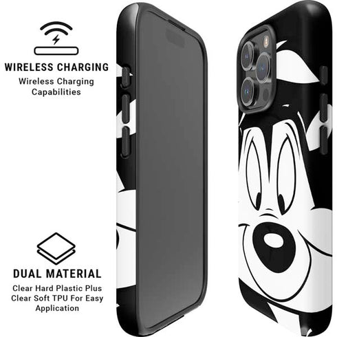 Looney Tunes Pepe Le Pew iPhone 16 Pro Max Magsafe Impact Case