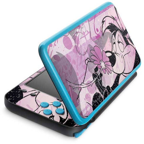 Looney Tunes Pepe Le Pew Purple Romance Nintendo Skins