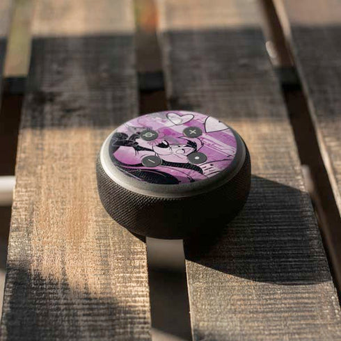 Looney Tunes Pepe Le Pew Purple Romance Amazon Echo Dot Skin