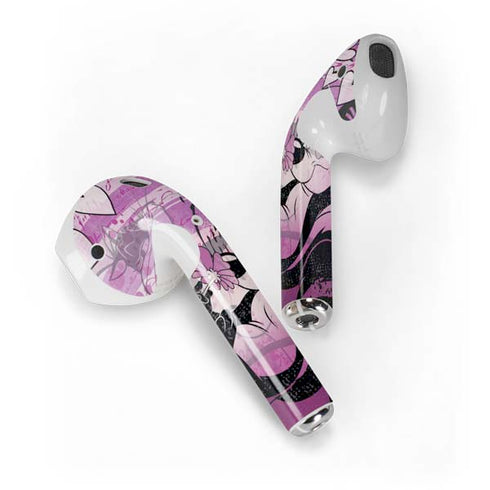 Looney Tunes Pepe Le Pew Purple Romance Apple AirPods Skin