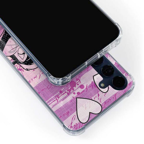 Looney Tunes Pepe Le Pew Purple Romance Galaxy A55 5G Clear Case