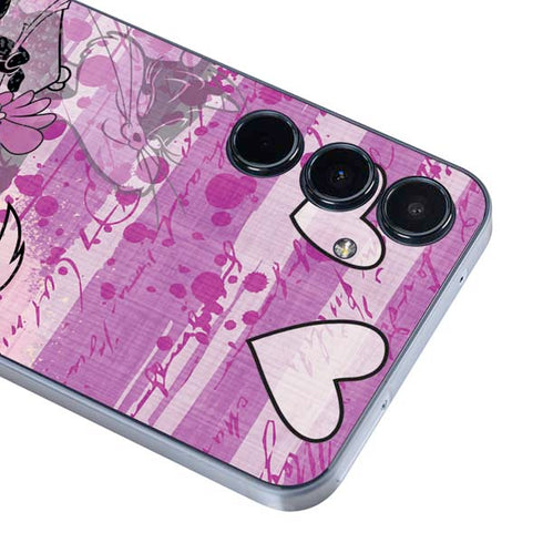 Looney Tunes Pepe Le Pew Purple Romance Galaxy A55 5G Skin