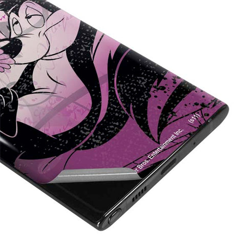 Looney Tunes Pepe Le Pew Purple Romance Galaxy Note 10 Plus Skin