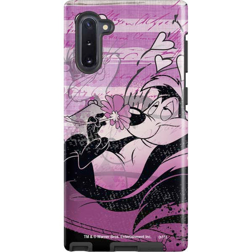 Looney Tunes Pepe Le Pew Purple Romance Galaxy Cases