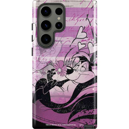 Looney Tunes Pepe Le Pew Purple Romance Galaxy S23 Ultra Pro Case