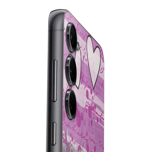 Looney Tunes Pepe Le Pew Purple Romance Galaxy S25 Skin
