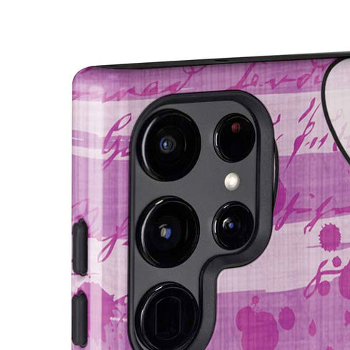 Looney Tunes Pepe Le Pew Purple Romance Galaxy S25 Ultra Impact Case