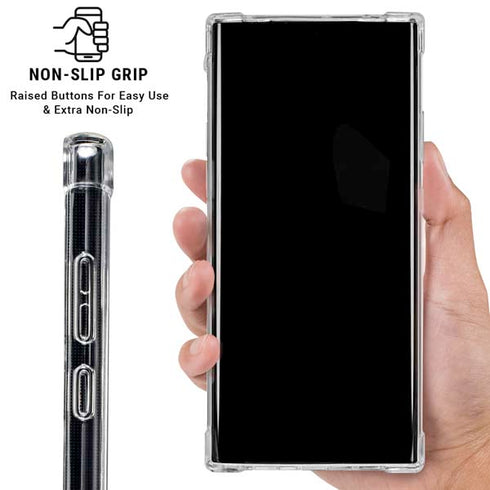 Looney Tunes Pepe Le Pew Purple Romance Galaxy S25 Ultra Clear Case