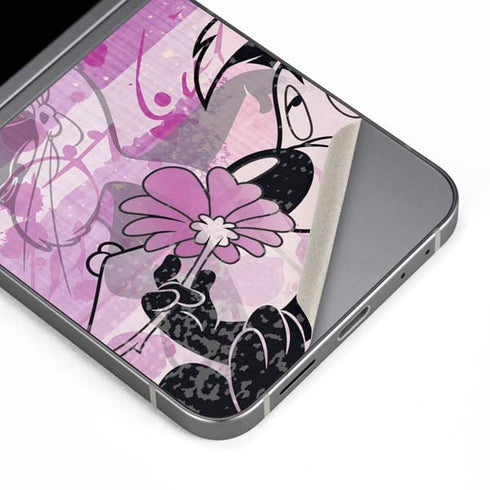 Looney Tunes Pepe Le Pew Purple Romance Galaxy Z Flip6 Skin