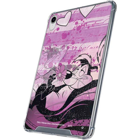 Looney Tunes Pepe Le Pew Purple Romance iPad 11th Gen (2025) Clear Case