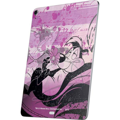 Looney Tunes Pepe Le Pew Purple Romance Apple iPad Air Skin