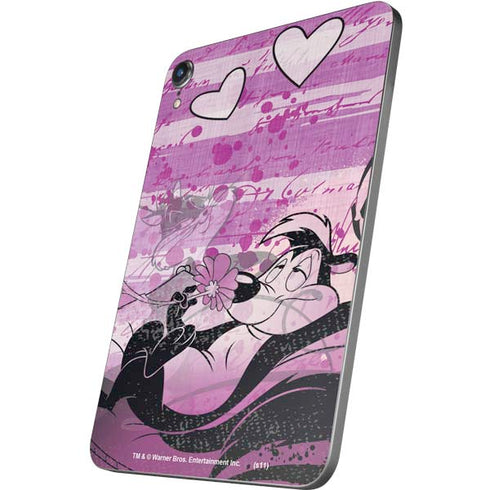 Looney Tunes Pepe Le Pew Purple Romance Apple iPad Mini Skin