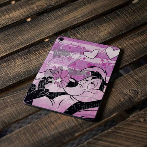 Looney Tunes Pepe Le Pew Purple Romance Apple iPad Pro Skin