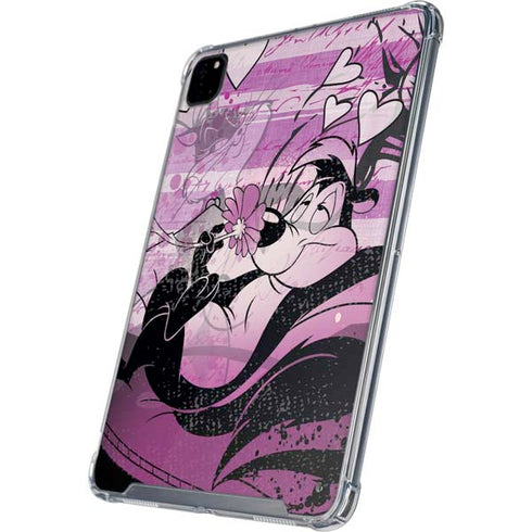 Looney Tunes Pepe Le Pew Purple Romance iPad Cases