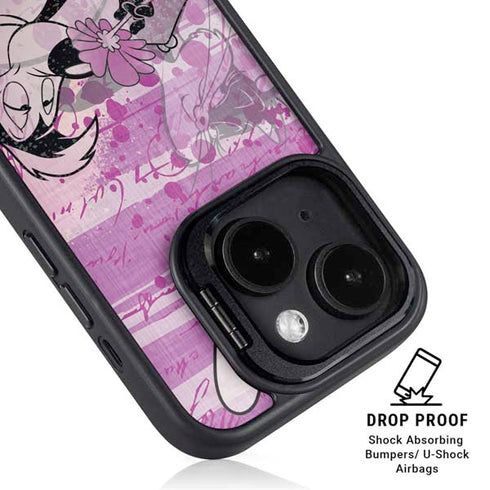 Looney Tunes Pepe Le Pew Purple Romance iPhone 14 Plus Kickstand Case