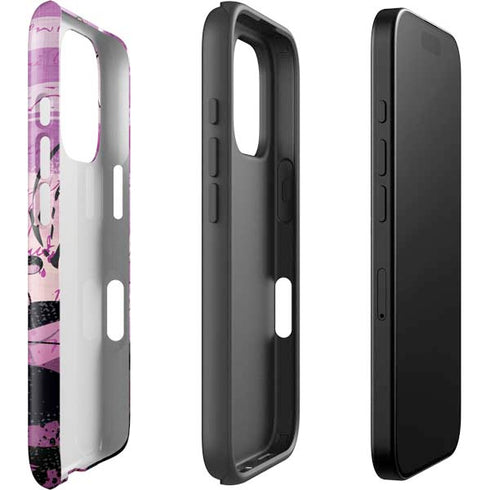 Looney Tunes Pepe Le Pew Purple Romance iPhone 16 Pro Impact Case