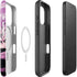 Looney Tunes Pepe Le Pew Purple Romance iPhone 16 Pro Magsafe Impact Case