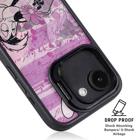 Looney Tunes Pepe Le Pew Purple Romance iPhone 16e Kickstand Case