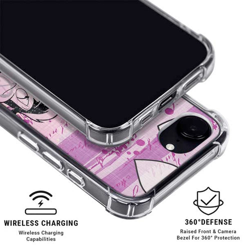 Looney Tunes Pepe Le Pew Purple Romance iPhone 16e MagSafe Case