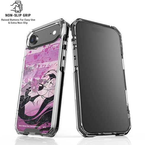 Looney Tunes Pepe Le Pew Purple Romance iPhone 17 Air Clear Case