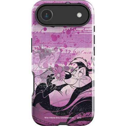 Looney Tunes Pepe Le Pew Purple Romance iPhone 17 Air Impact Case