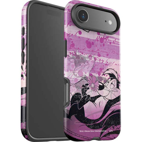 Looney Tunes Pepe Le Pew Purple Romance iPhone 17 Air Impact Case