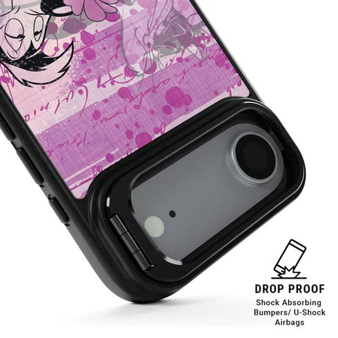 Looney Tunes Pepe Le Pew Purple Romance iPhone 17 Air Kickstand Case