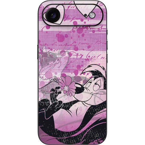 Looney Tunes Pepe Le Pew Purple Romance iPhone 17 Air Skin