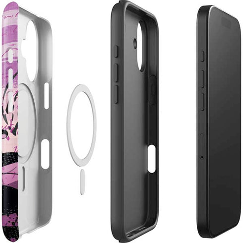 Looney Tunes Pepe Le Pew Purple Romance iPhone 17 Magsafe Impact Case