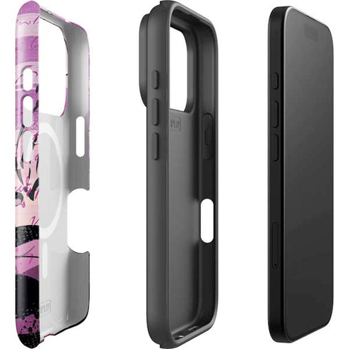 Looney Tunes Pepe Le Pew Purple Romance iPhone 17 Pro Magsafe Impact Case