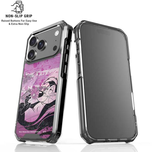 Looney Tunes Pepe Le Pew Purple Romance iPhone 17 Pro Max MagSafe Case