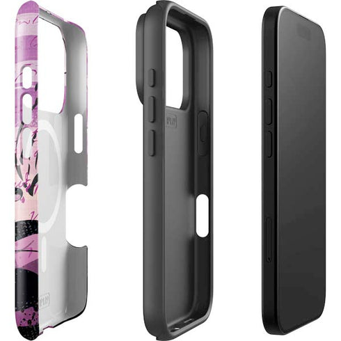 Looney Tunes Pepe Le Pew Purple Romance iPhone 17 Pro Max Magsafe Impact Case