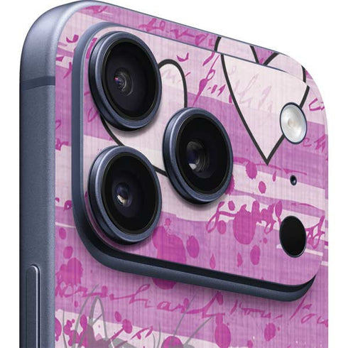 Looney Tunes Pepe Le Pew Purple Romance iPhone 17 Pro Skin