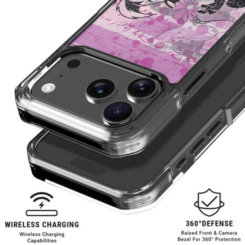 Looney Tunes Pepe Le Pew Purple Romance iPhone 18 Pro Clear Case