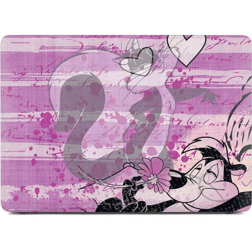Looney Tunes Pepe Le Pew Purple Romance Apple MacBook Air Skin