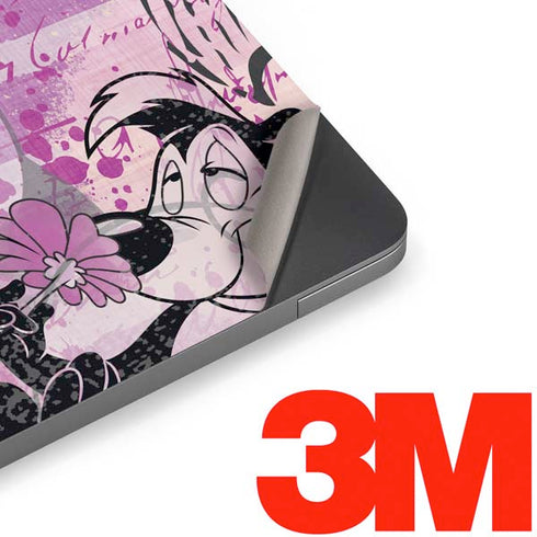 Looney Tunes Pepe Le Pew Purple Romance Apple MacBook Air Skin