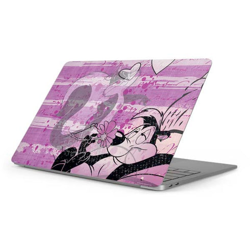 Looney Tunes Pepe Le Pew Purple Romance Apple MacBook Pro 16-inch Skin