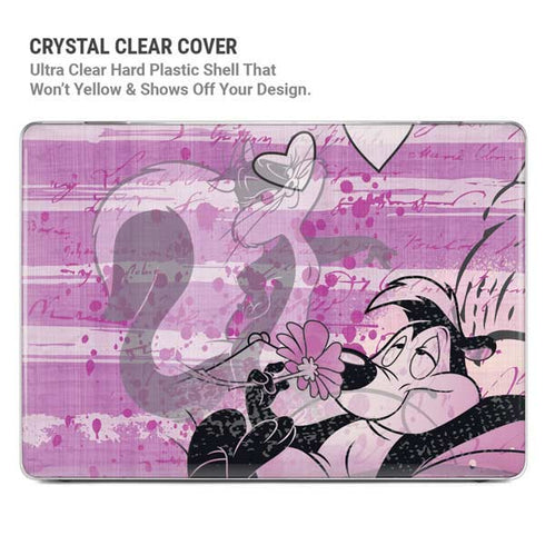 Looney Tunes Pepe Le Pew Purple Romance MacBook Cases