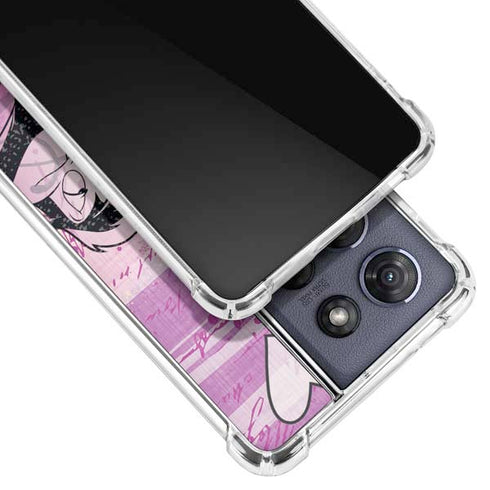 Looney Tunes Pepe Le Pew Purple Romance Moto G 5G (2025) Clear Case