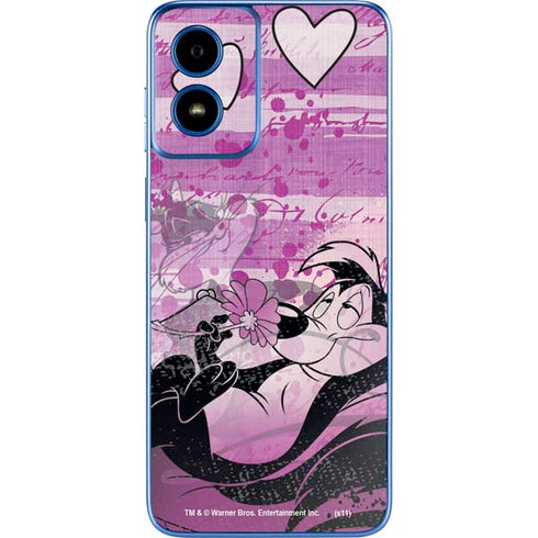 Looney Tunes Pepe Le Pew Purple Romance Moto G Play 4G (2024) Skin