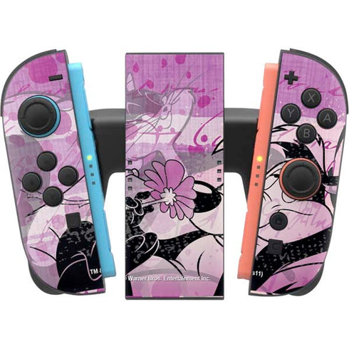 Looney Tunes Pepe Le Pew Purple Romance Nintendo Switch 2 (2025) Joy-Con Controller Skin