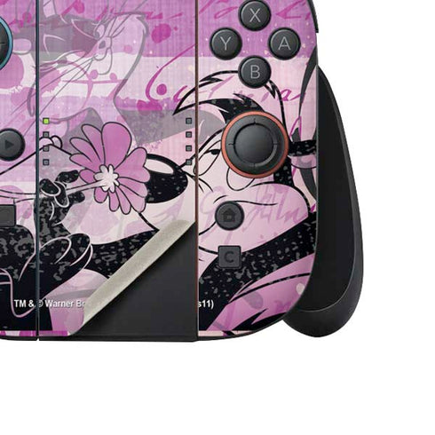 Looney Tunes Pepe Le Pew Purple Romance Nintendo Switch 2 (2025) Joy-Con Controller Skin