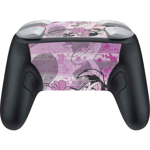 Looney Tunes Pepe Le Pew Purple Romance Nintendo Switch 2 (2025) Pro Controller Skin