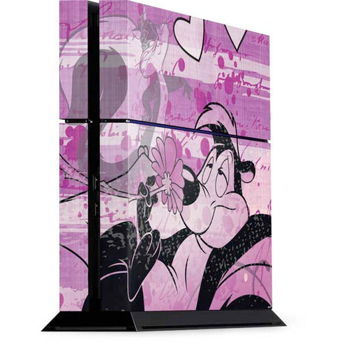 Looney Tunes Pepe Le Pew Purple Romance PlayStation PS4 Skins